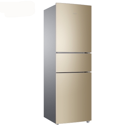 海尔 Haier BCD-206STPP 三门节能冰箱 定频直冷 206L 森林棕色 550*564*1739mm  计价单位：台