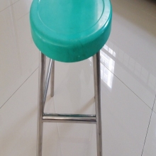 企普 28*40*35cm 不锈钢凳子 绿色 计价单位：把