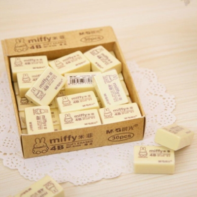 晨光 MF-6306 橡皮 4B 4*2*1.5cm 30块/盒 计价单位：块
