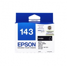 爱普生（EPSON） T143墨盒T1431/2/3/4 适用900 960FWD 7018 打印机 T1431黑色墨盒 计价单位：个