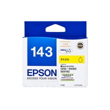 爱普生（EPSON） T143墨盒T1431/2/3/4适用900 960FWD 7018 打印机 T1434黄色墨盒  计价单位：个