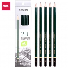 得力 deli 7084 考试专用2B 12支-盒 计价单位:盒
