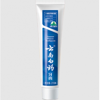 云南白药牙膏留兰香型215g
